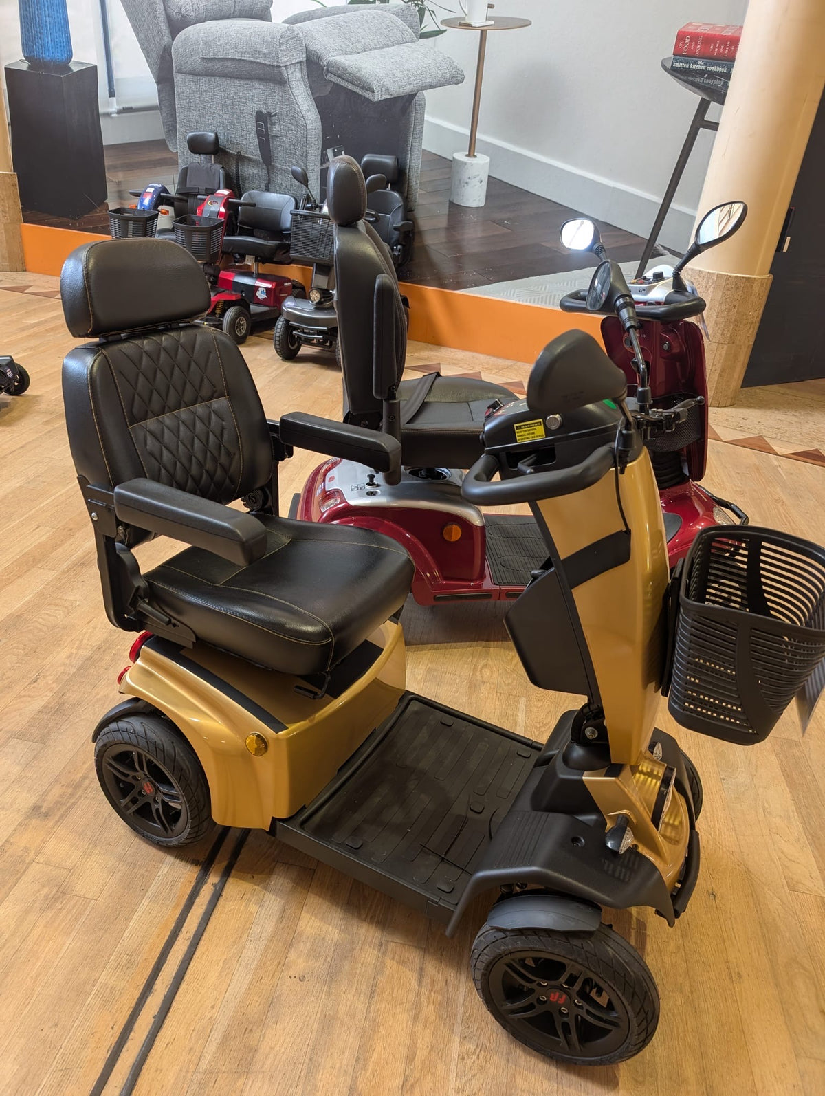 Freerider FR1 City Pre-Loved 8mph Mobility Scooter - Gold