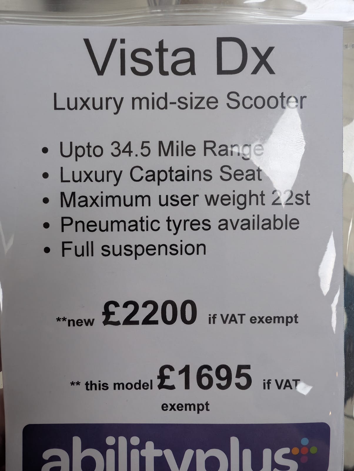 Rascal Vista DX (used)