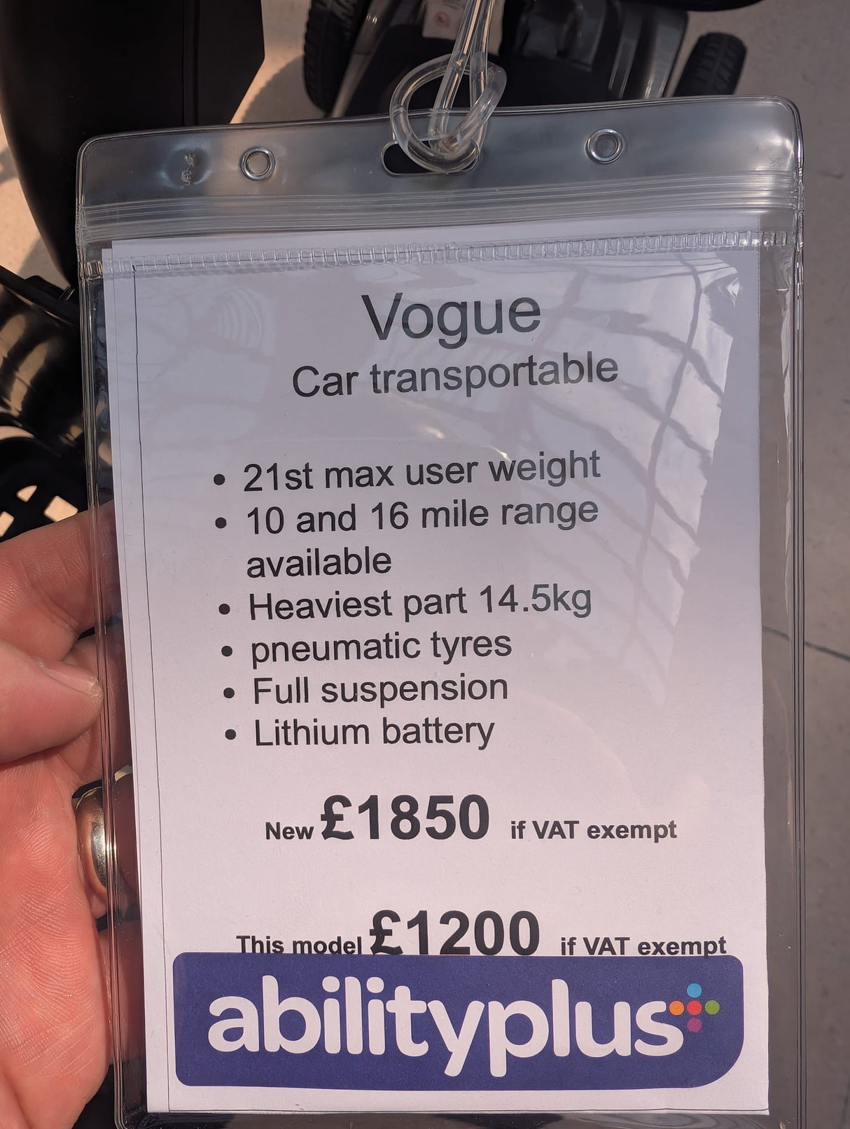 One Rehab Vogue (Pre-Loved)