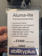 Pride Aluma-Lite (Pre-Loved)