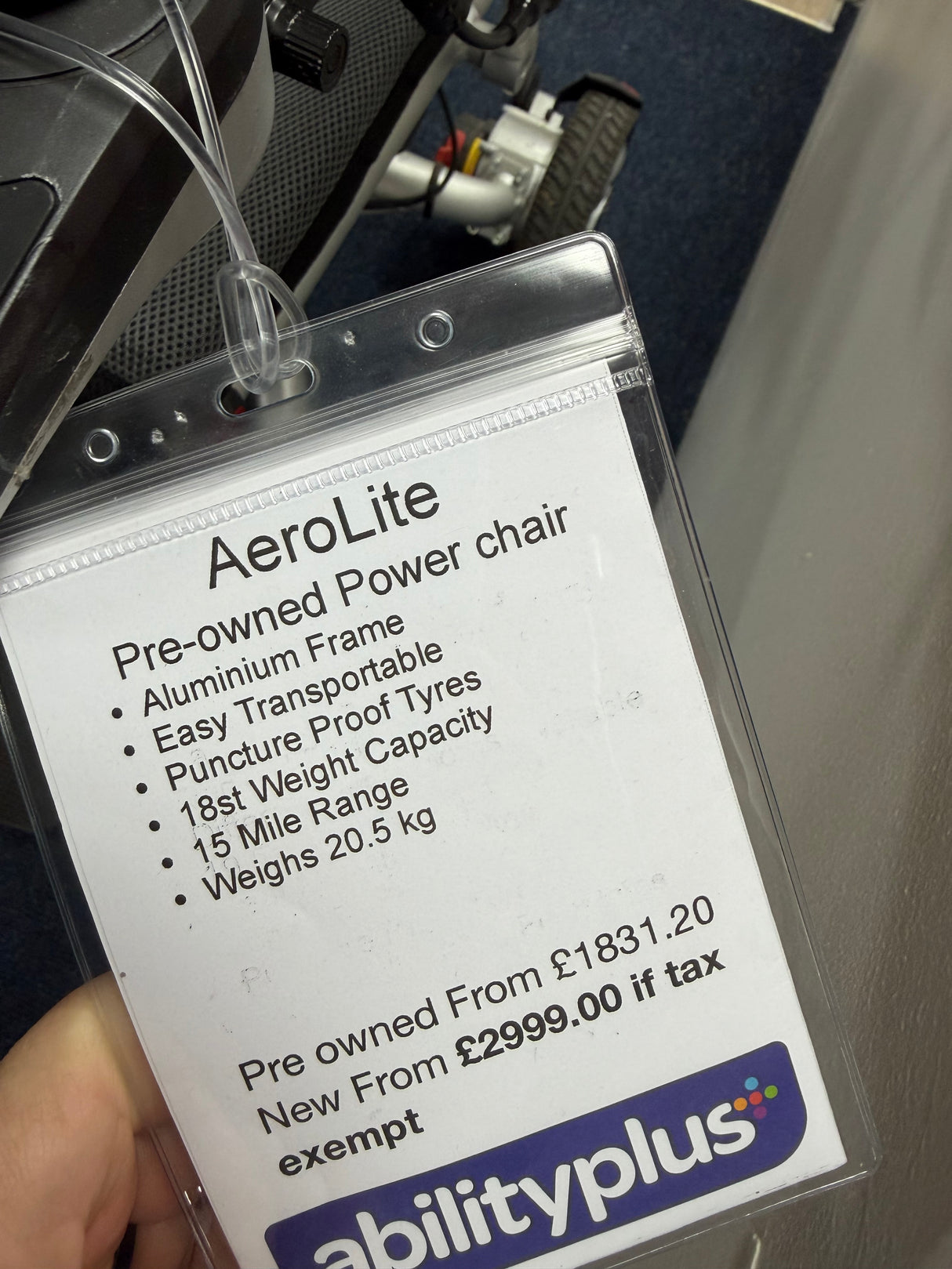 Motion Healthcare Aero-Lite Pre-Loved
