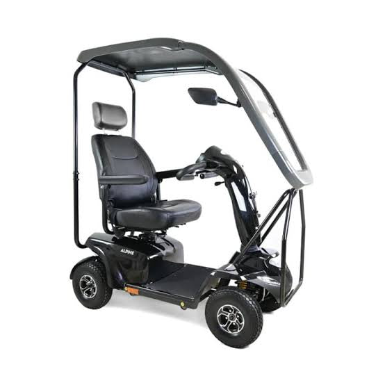 One Rehab Alpine Pre-loved 8mph Mobility Scooter - Black