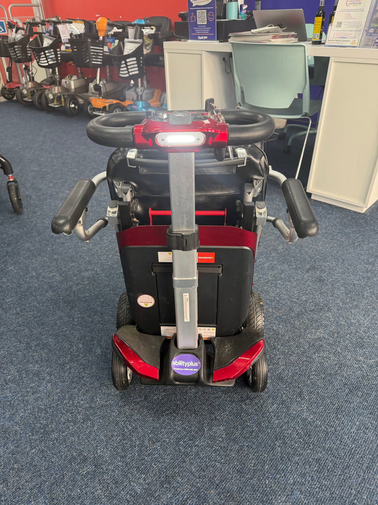 Monarch Mobility Smarti Plus 4mph Mobility Scooter - Red